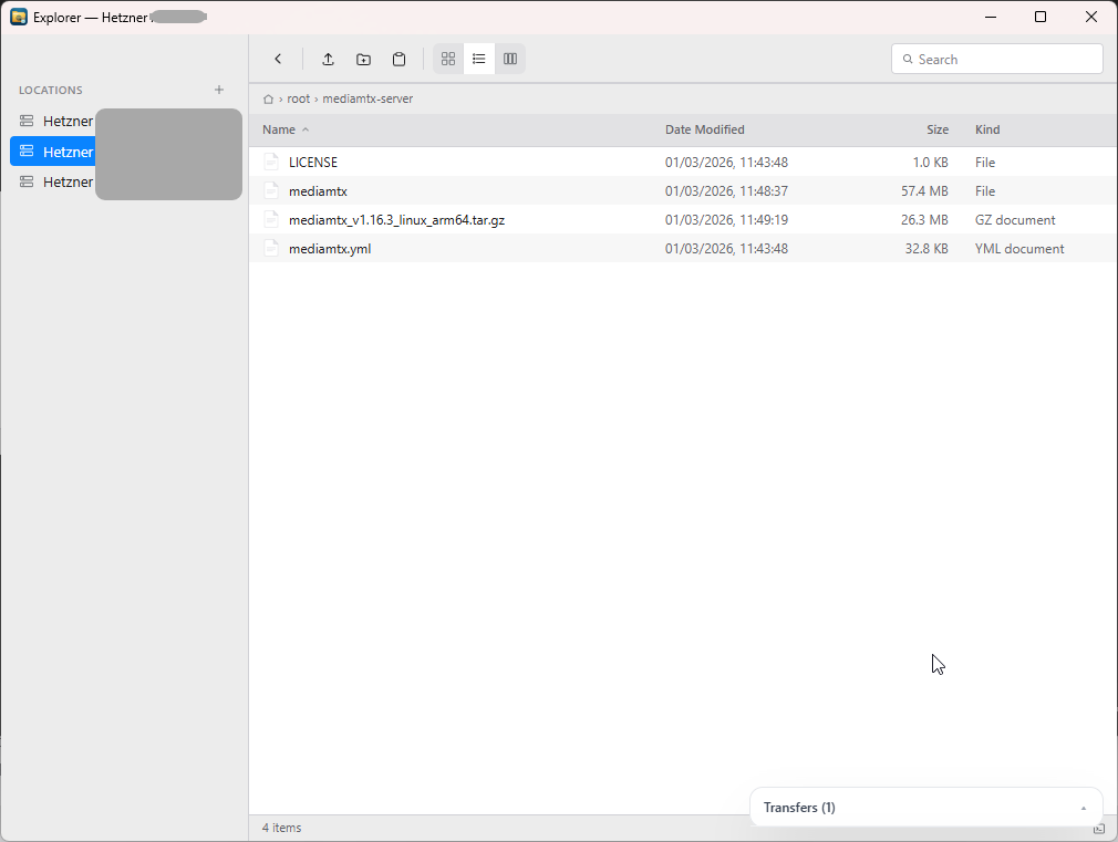 List view